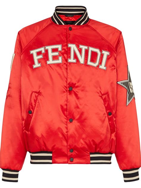 mens fendi bomber jacket|Fendi bomber jacket women's.